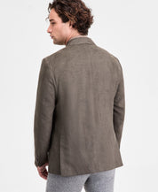 Michael Kors Mens Classic fit Faux Suede Sport Coat Blazer 52 R Green Solid