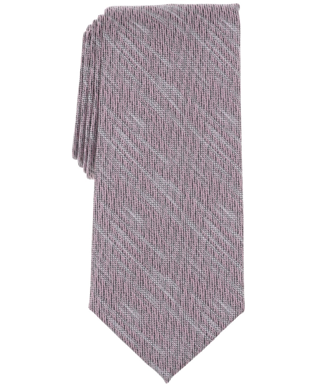 Perry Ellis Mens Namin Abstract Textured Neck Tie Red Rose