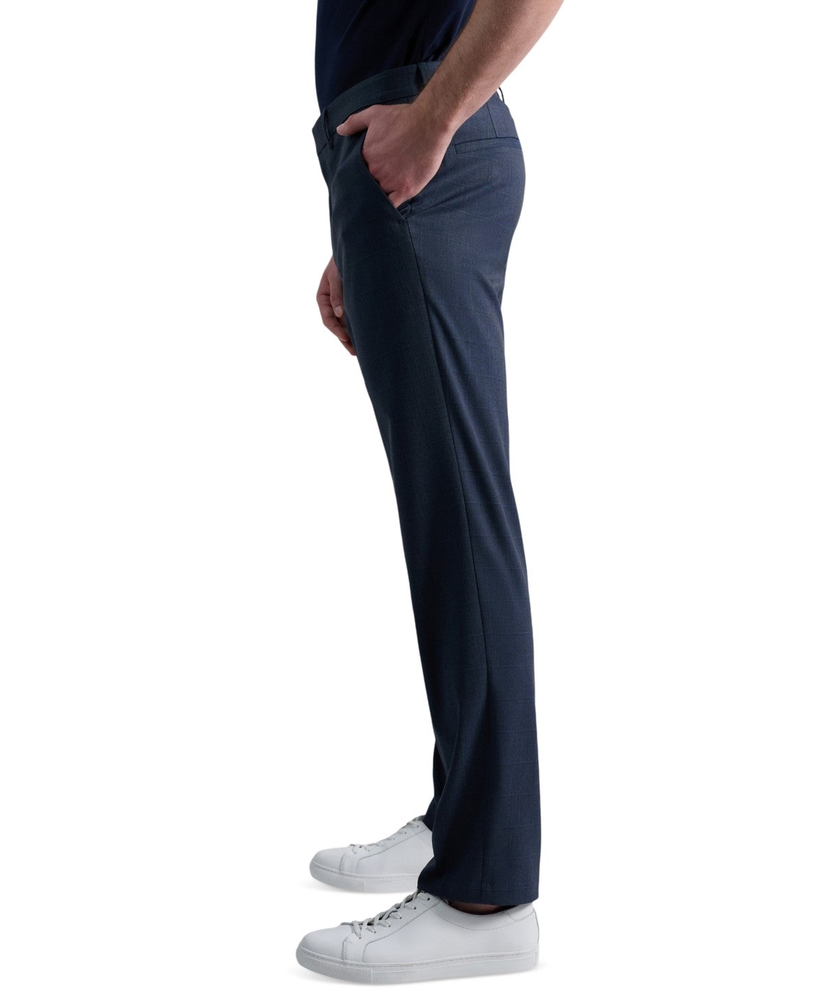 Kenneth Cole Reaction Mens Slim fit Dress Pants 36 / 32 Blue Solid