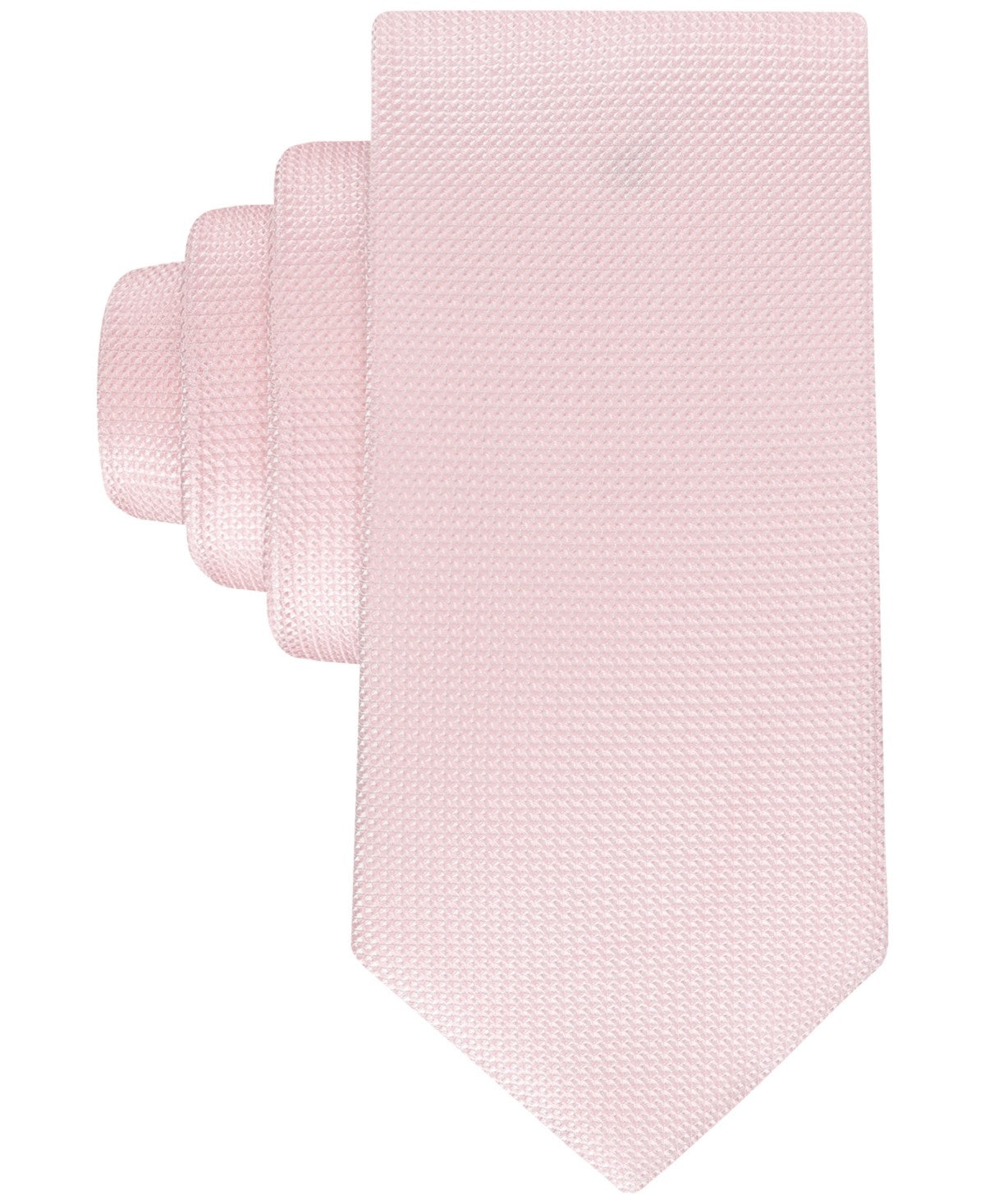 Tommy Hilfiger Mens Marrero Solid Neck Tie Light Pink