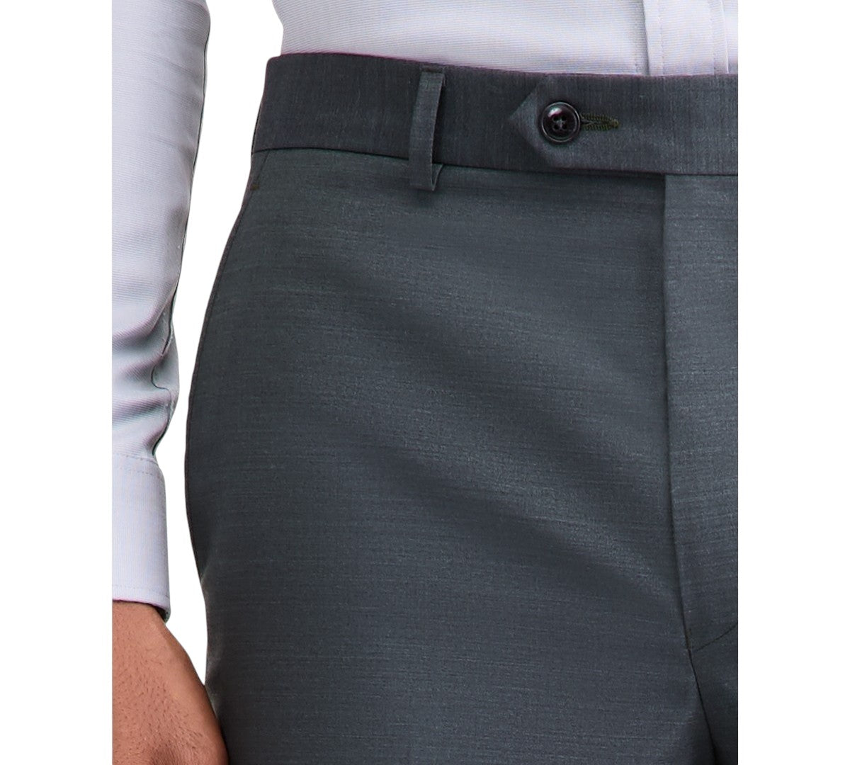 Michael Kors Mens Classic fit Wool Dress Pants 32 / 32 Green Solid