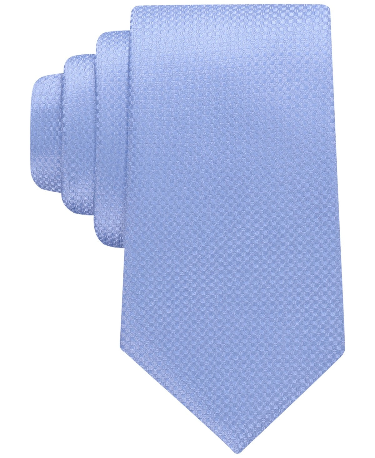 Tommy Hilfiger Mens Miami Solid Neck Tie Light Blue