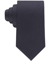 Calvin Klein Mens Reston Stripe Neck Tie Black