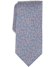Michael Kors Mens Ditsy Floral Neck Tie Silver/Pink