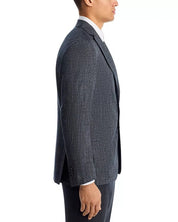 Jack Victor Mens Regular fit Wool Sport Coat Blazer 44 R Gray Solid