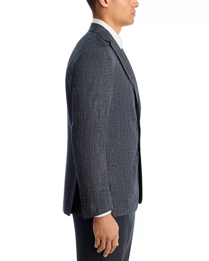 Jack Victor Mens Regular fit Wool Sport Coat Blazer 44 R Gray Solid