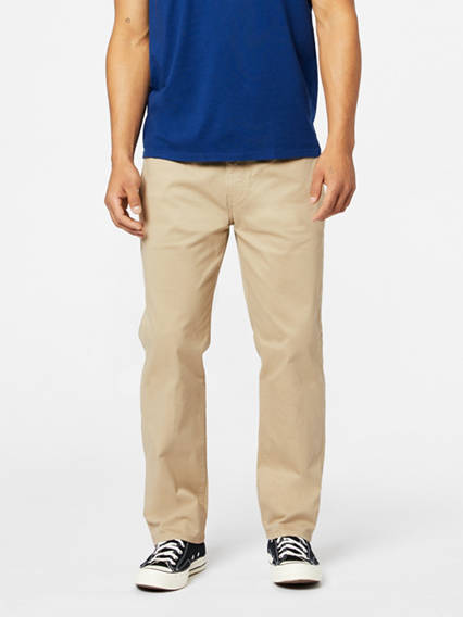 Dockers Mens Straight fit Casual Khaki Pants 38 / 30 Beige