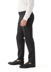 Kenneth Cole Mens Slim fit Dress Pants 32 / 29 Black Solid