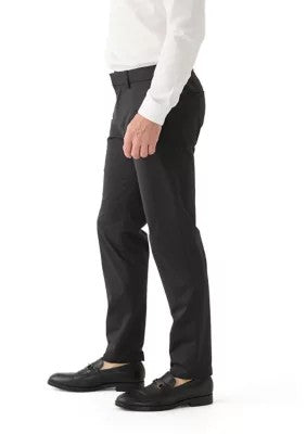 Kenneth Cole Mens Slim fit Dress Pants 32 / 29 Black Solid