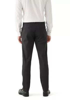 Kenneth Cole Mens Slim fit Dress Pants 34 / 29 Black Solid