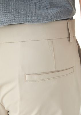 Kenneth Cole Mens Slim fit Dress Pants Knit 36 / 29 Sand Beige Solid