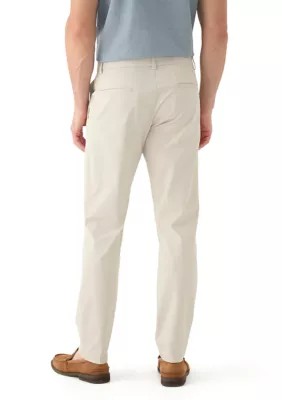 Kenneth Cole Mens Slim fit Dress Pants Knit 30 / 32 Beige Solid