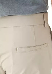 Kenneth Cole Mens Slim fit Dress Pants Knit 30 / 32 Beige Solid