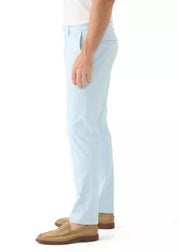 Kenneth Cole Mens Slim fit Dress Pants 36 / 32 Light Blue Solid Stretch
