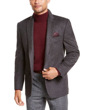 Lauren Ralph Lauren Men's Flannel Sport Coat Blazer  Grey 46R
