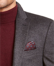 Lauren Ralph Lauren Men's Wool Cashmere Blend Classic Fit Sport Coat Grey 44L
