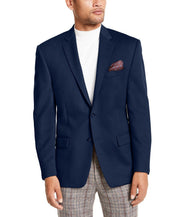 Lauren Ralph Lauren Mens Navy Wool Blend Blazer Jacket 42L