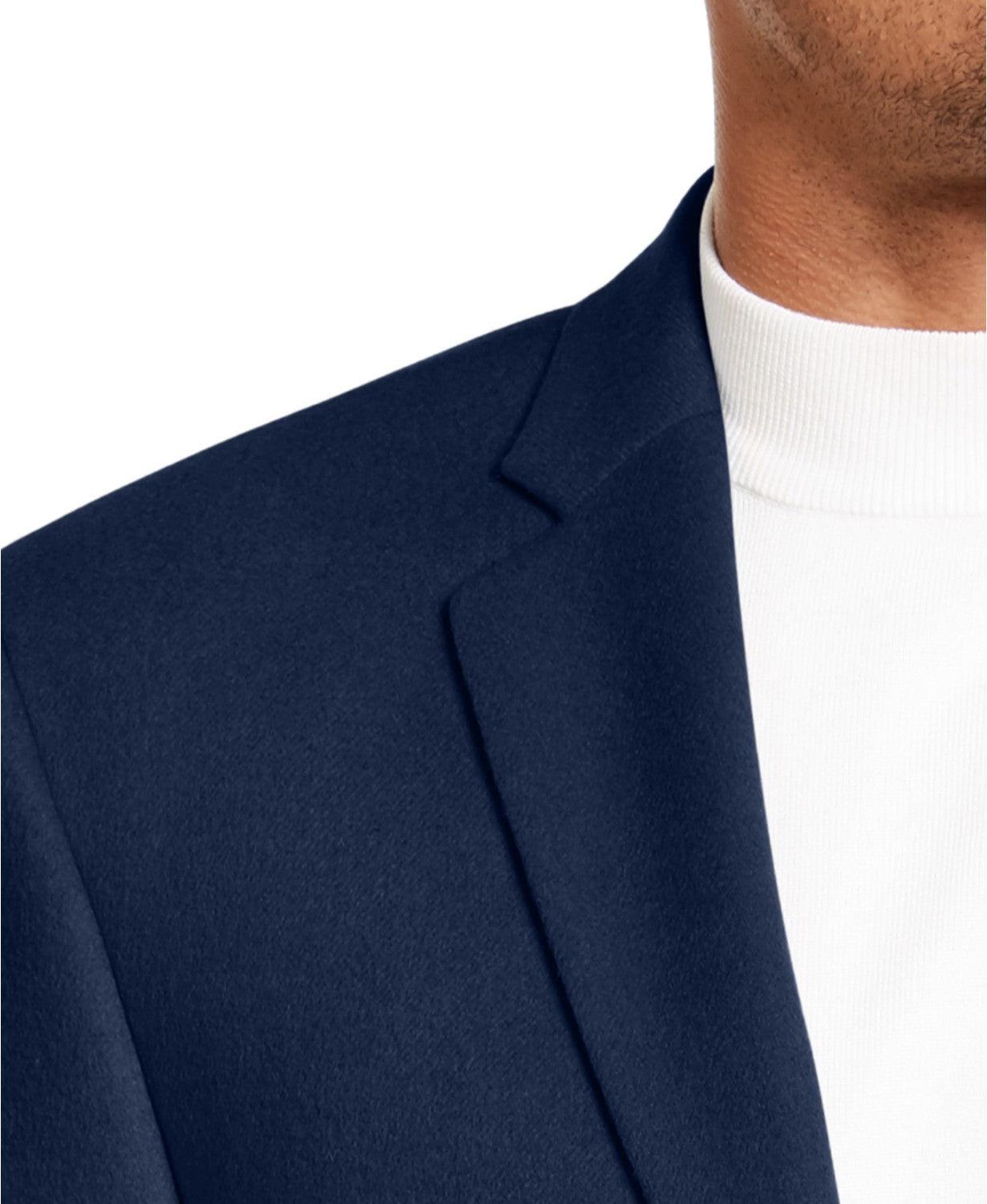 Lauren Ralph Lauren Mens Navy Wool Blend Blazer Jacket 42L