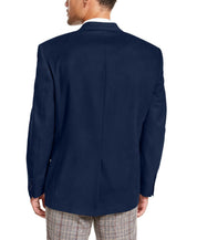 Lauren Ralph Lauren Mens Navy Wool Blend Blazer Jacket 42L