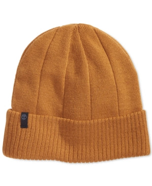Timberland Men's Ribbed Watch Cap Light Brown OSFA