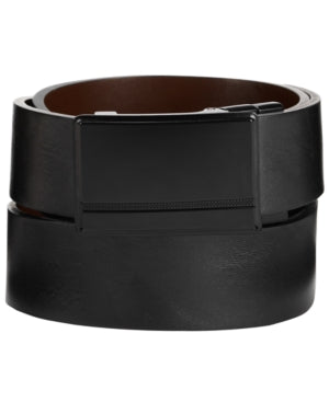 Alfani Mens Reversible Custom Fit Belt Black/Brown Small