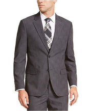 Nautica Mens Modern-Fit Bi-Stretch Suit 36S / 30 x 32 Dark Grey