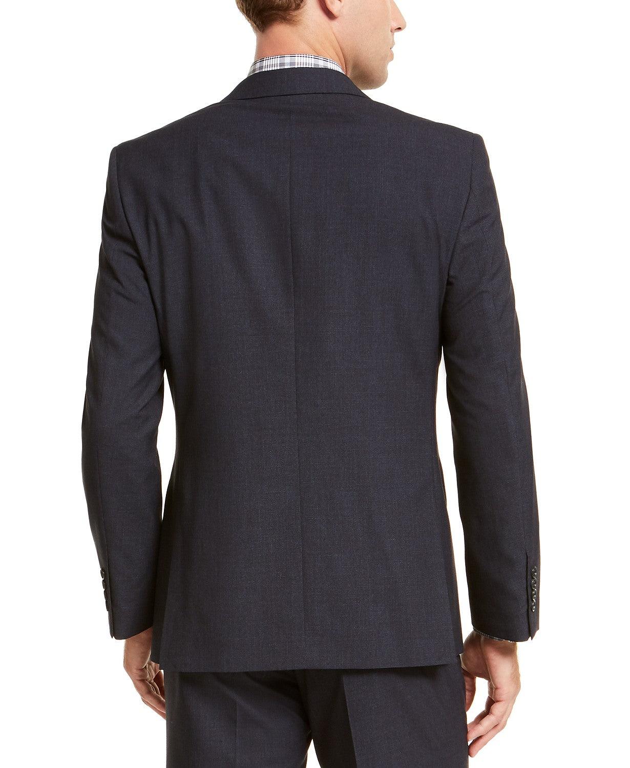 Nautica Mens Modern-Fit Active Stretch Navy Suit Jacket  36R