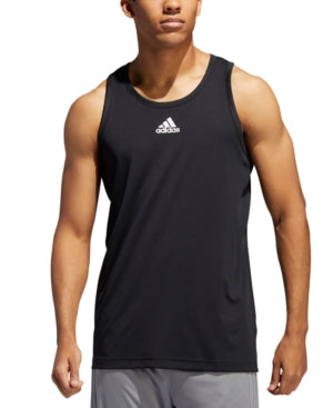 ADIDAS Mens Regular fit Sleeveless Tank Top Shirt XXL Black Solid