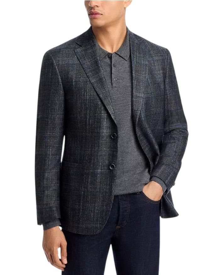 The Men's Store At Bloomingdale's Mens Regular fit Sport Coat Blazer 48 R Grey