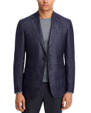 The Men's Store At Bloomingdale's Mens Regular fit Sport Coat Blazer 48 R Purple