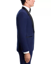 Hugo Boss Mens Shawl Collar Slim Fit Tuxedo Dinner Jacket 40 S Navy Blue
