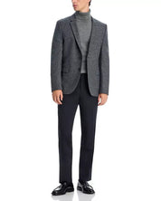 Jack Victor Osloe Regular Fit Wool Performance Dress Pants Size 38 Black