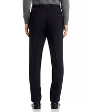 Jack Victor Osloe Regular Fit Wool Performance Dress Pants Size 38 Black