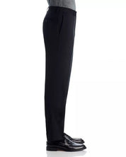 Jack Victor Osloe Regular Fit Wool Performance Dress Pants Size 38 Black