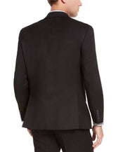 Izod Mens Classic fit Suit Jacket Blazer 44 R Black Solid