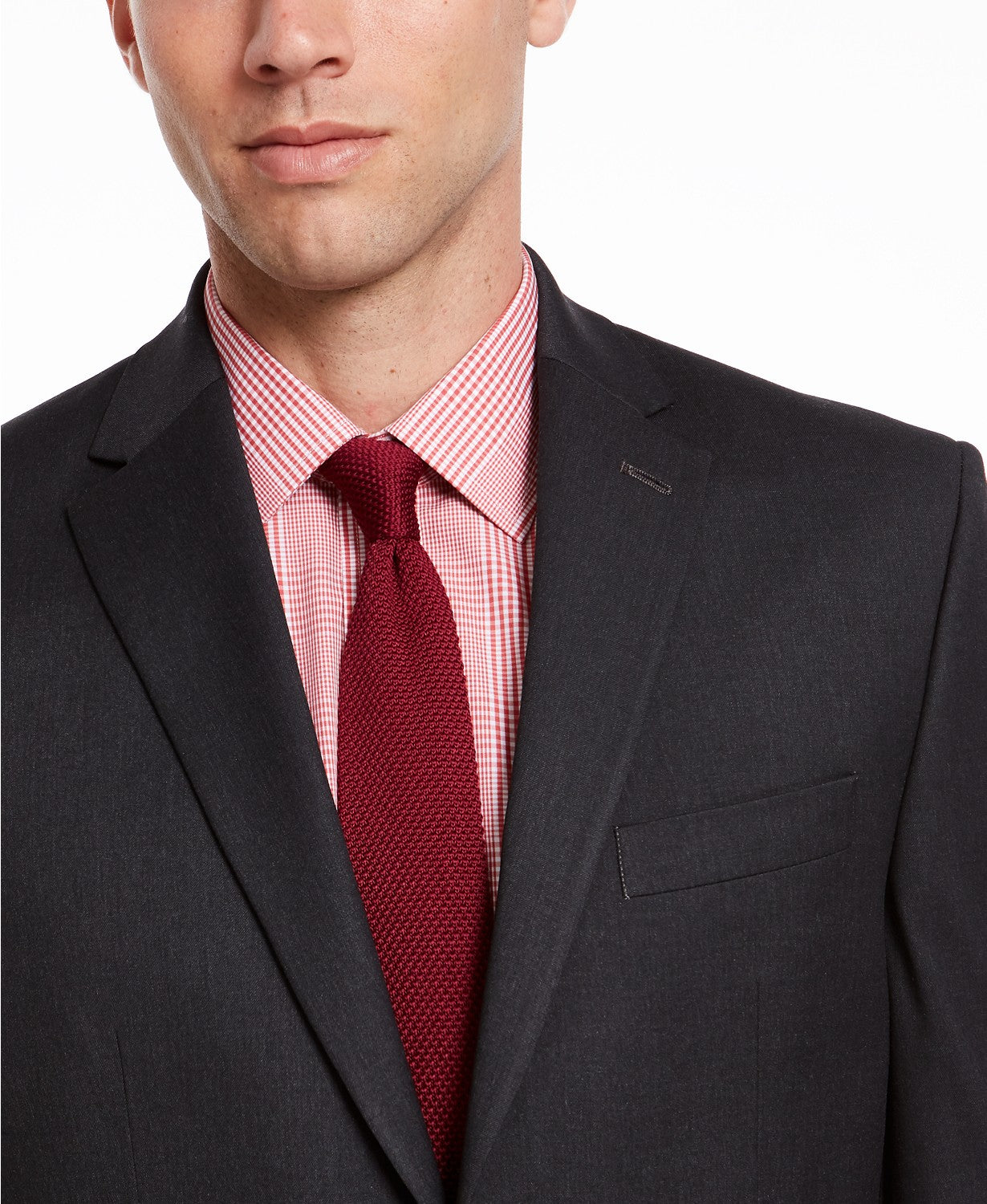 Izod Mens Classic fit Suit Jacket Blazer 44 R Grey