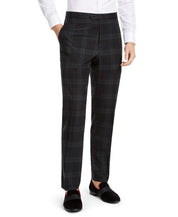 Tommy Hilfiger Mens Modern fit Dress Pants 32 / 34 Navy Blue Plaid