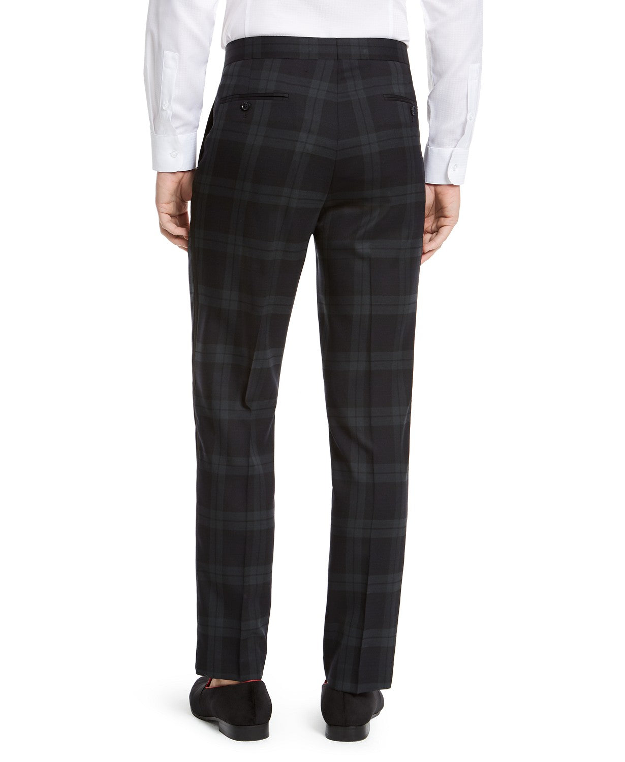 Tommy Hilfiger Mens Modern Fit TH Flex Stretch Dress Pants Greenblue 36 x 29