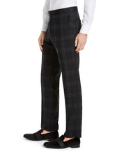 Tommy Hilfiger Mens Modern fit Dress Pants 32 / 34 Navy Blue Plaid