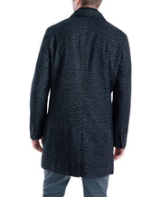 Michael Kors Mens Slim fit Overcoat Coat 40 R Black