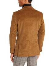 Nautica Mens Modern fit Sport Coat Blazer 36 S Brown Solid Stretch