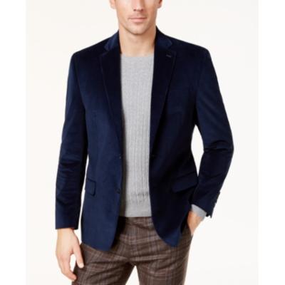 Lauren Ralph Lauren Mens Classic Fit Ultraflex Sport Coat Blue 40S