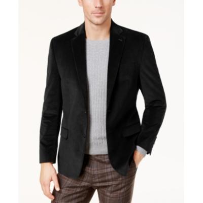 Lauren Ralph Lauren Mens Classic fit Sport Coat Blazer 44 L Black Solid