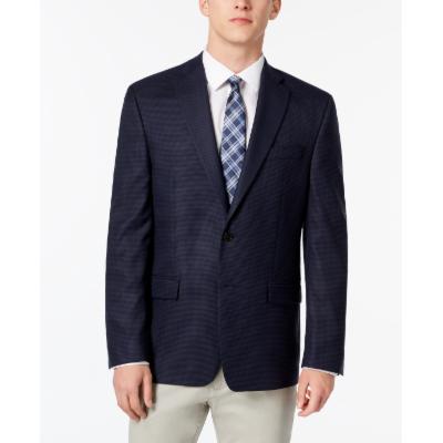 Lauren Ralph Lauren Mens Classic fit Sport Coat Blazer 42 S Blue Check Stretch