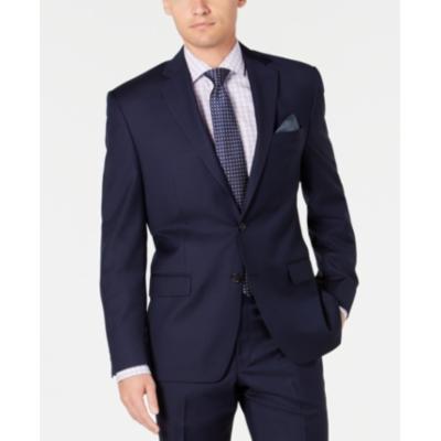 Lauren Ralph Lauren Mens Classic-Fit UltraFlex Stretch Suit Jacket 42R Navy Blue