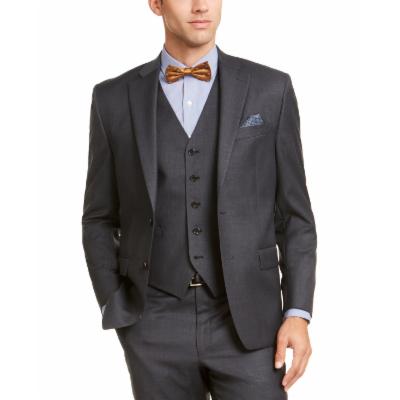 Lauren Ralph Lauren Mens Classic fit Suit Jacket Blazer 40 L Charcoal Grey Solid