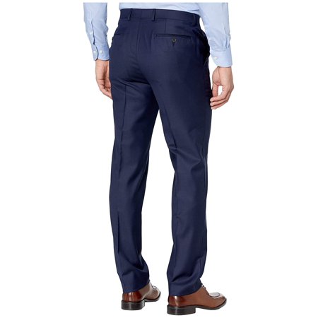 Lauren Ralph Lauren Mens Classic fit Dress Pants 38 / 32 Navy Blue Plaid Stretch