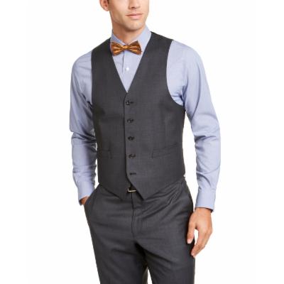 Lauren Ralph Lauren Men's Classic-Fit UltraFlex Stretch Suit Vests XL Charcoal