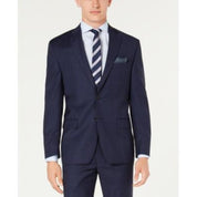 Lauren Ralph Lauren Mens Regular fit Sport Coat Blazer 46 L Navy Blue Plaid