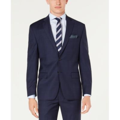 Lauren Ralph Lauren Men's Classic Fit UltraFlex Stretch Suit Jacket Blue 50L